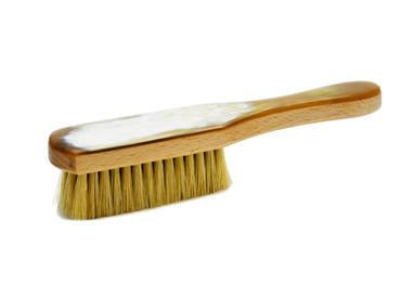 St James Shaving Emporium light horn backed clothes brush