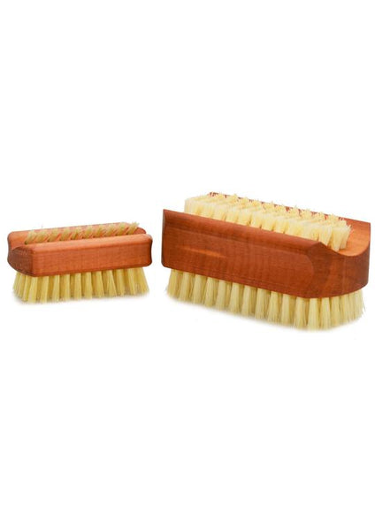 St James Shaving Emporium oiled pearwood nail brush with natural bristles