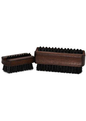 St James Shaving Emporium oiled thermowood nail brush with natural black bristles