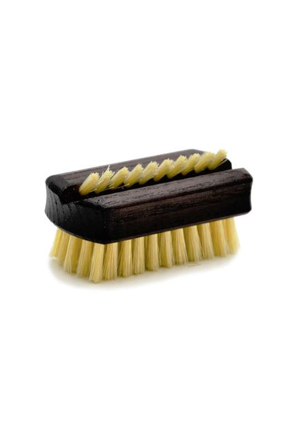 St James Shaving Emporium oiled thermowood travel size nail brush with natural light bristles