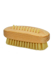 St James Shaving Emporium natural bristle nail brush with waxed beechwood