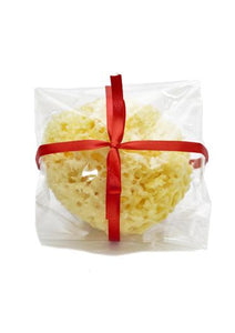 St James Shaving Emporium bleached natural honeycomb sea sponge medium