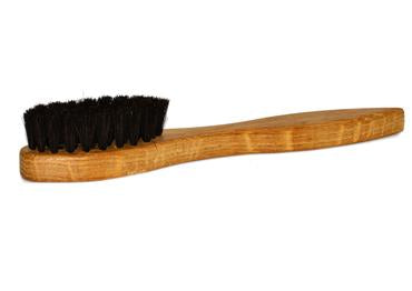 St James Shaving Emporium shoe polish applicator brush with black bristles