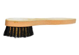 St James Shaving Emporium horn backed suede shoe brush