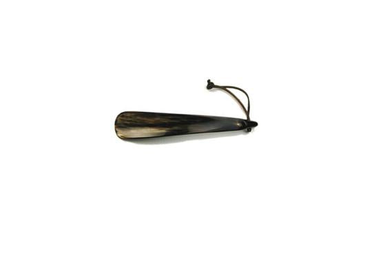 St James Shaving Emporium dark coloured 300mm shoehorn with pointed tip end