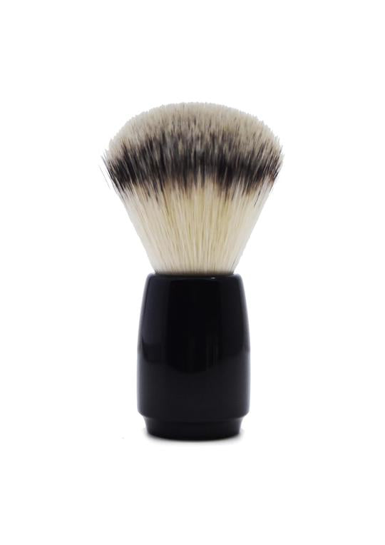 St James Shaving Emporium 503 shaving brush with synthetic fibre bristles and black handle