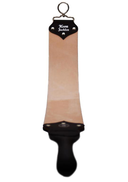 Strop Wide Single Russian Leather with Cushioned Pivot Handle front view