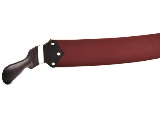 Strop Wide Single Russian Leather with Cushioned Pivot Handle rear view