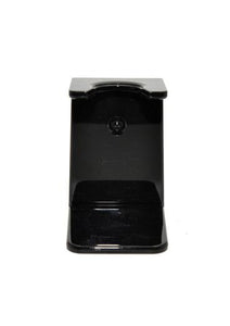 Universal black plastic shaving brush stand