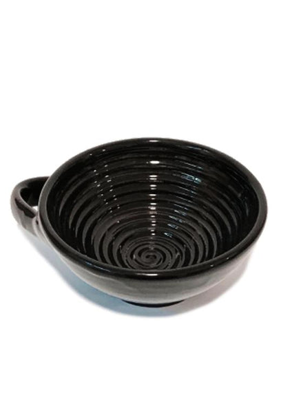 Black Zenith ceramic shaving bowl